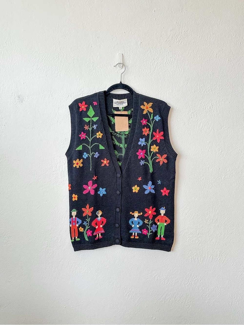 Vintage Susan Bristol Dutch Color Blocked Sweater Vest